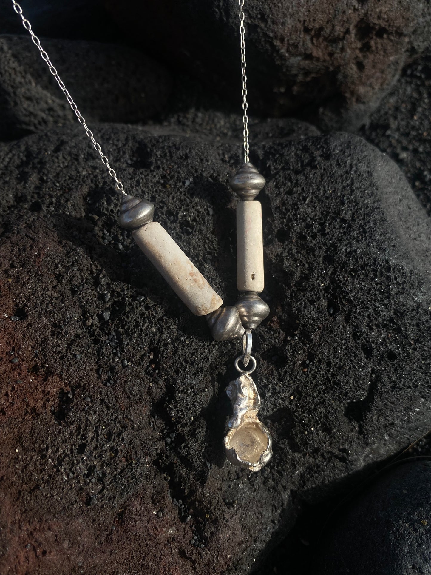 ☩ ancient lava necklace ☩