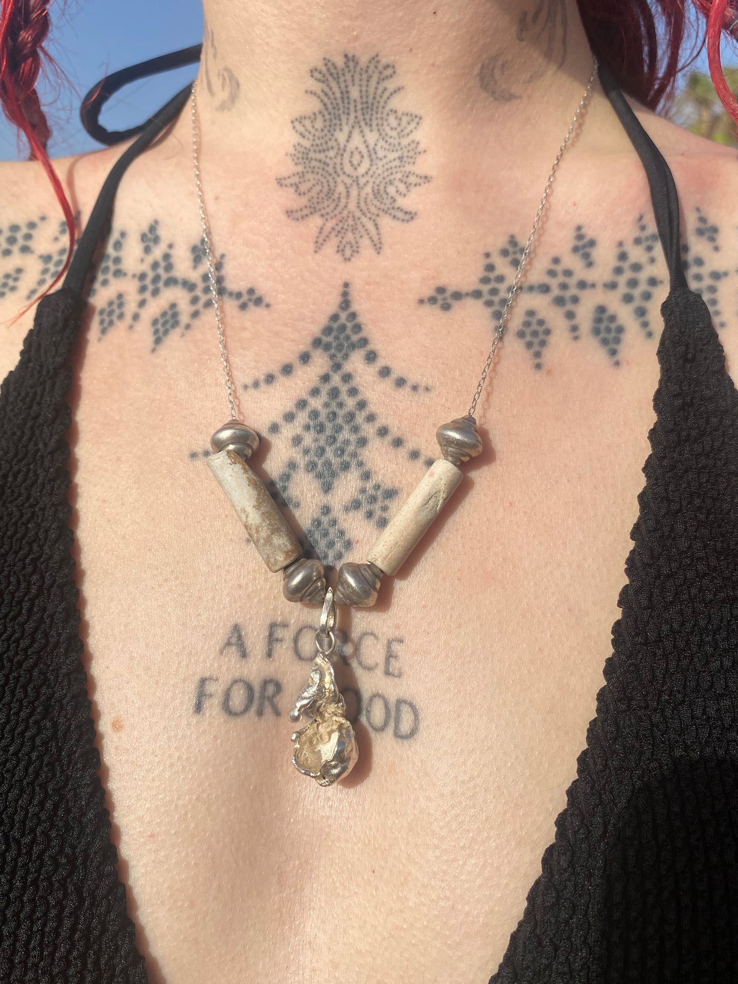 ☩ ancient lava necklace ☩